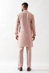 Shop_Son of A Noble Snob_Pink Linen Lloyd Kurta Set _at_Aza_Fashions