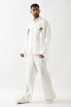 Buy_Son of A Noble Snob_White Linen Alfred Farm Shirt 