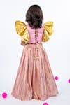 JILMIL DREAMWEAR_Pink Embroidery Light Designer Girls Lehenga Set _at_Aza_Fashions