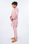 JILMIL DREAMWEAR_Pink Petal Kurta Set _Online_at_Aza_Fashions