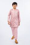 Buy_JILMIL DREAMWEAR_Pink Petal Kurta Set _Online_at_Aza_Fashions