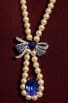 Shop_Opalina Soulful Jewellery_Blue Ribbon Luxe Necklace _at_Aza_Fashions