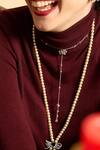 Buy_Opalina Soulful Jewellery_Silver Plated Scarletta Long Necklace _at_Aza_Fashions