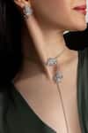 Shop_Opalina Soulful Jewellery_Silver Plated Princess Butterfly Choker Necklace _at_Aza_Fashions