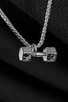Shop_Opalina Soulful Jewellery_Silver Plated Love Yourself First Pendant Necklace _at_Aza_Fashions