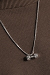 Buy_Opalina Soulful Jewellery_Silver Plated Love Yourself First Pendant Necklace _at_Aza_Fashions