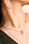 Buy_Opalina Soulful Jewellery_Gold Plated Princess Ribbon Pendant Necklace _at_Aza_Fashions