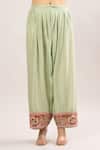 Debyani + Co_Green Beads, Embroidery, Sequins Round Neck Sahina Kurta Salwar Set With Dupatta _Online_at_Aza_Fashions