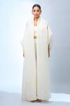 Buy_Tarun Tahiliani_Ivory Wide Sleeve Cape _Online_at_Aza_Fashions