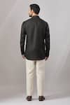 Shop_Aariyana Couture_Black Cotton Embroidery Horse Pony Casual Shirt _at_Aza_Fashions