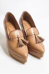 Shop_THE ALTER_Beige Tassels Vanessa Oxfords _at_Aza_Fashions