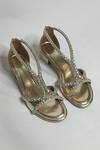 Shop_THE ALTER_Gold Rhinestones Angela Embellished Block Heels 