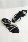 THE ALTER_Black Kiara Embellished Flats _at_Aza_Fashions