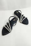 Shop_THE ALTER_Black Kiara Embellished Flats 