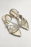Buy_THE ALTER_Gold Kiara Embellished Flats _Online