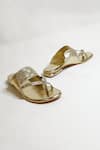Buy_THE ALTER_Gold Braided Flats _Online