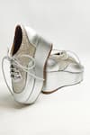 Buy_THE ALTER_Silver Shimmer Platform Sneakers 