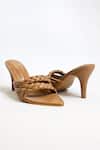 THE ALTER_Beige Emily Braided Stilettos _at_Aza_Fashions