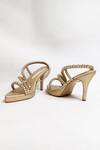 Shop_THE ALTER_Gold Rhinestones Embellished Light Platform Stilettos _Online_at_Aza_Fashions