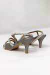 Shop_THE ALTER_Silver Rhinestones Gunmetal Embellished Stilettos 