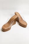 Shop_THE ALTER_Beige Clear Wedges _at_Aza_Fashions