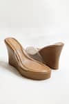 THE ALTER_Beige Clear Wedges _at_Aza_Fashions