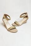 Shop_THE ALTER_Beige Studs Asher Studded Wedges _at_Aza_Fashions