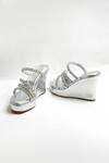 THE ALTER_Silver Rhinestones Embellished Wedges _Online_at_Aza_Fashions