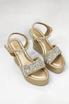 Shop_THE ALTER_Gold Rhinestones Sophia Embellished Wedges _at_Aza_Fashions