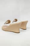 Buy_THE ALTER_Beige Rhinestones Clear Embellished Wedges 