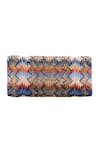 Shop_ETCETERA_Beige Embroidery, Crystals Embellished Jute Clutch _at_Aza_Fashions