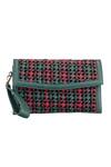 Shop_ETCETERA_Multi Color Mosaico Weave Vegan Leather Clutch _Online_at_Aza_Fashions