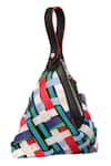 Shop_ETCETERA_Multi Color Handcrafted Multicolor Wristlet Bag _at_Aza_Fashions