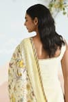 Shop_Baise Gaba_Beige Square Neck Mariglow Kurta Set _Online_at_Aza_Fashions