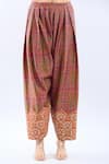 Buy_Debyani + Co_Multi Color Silk Embroidery Round Neck Printed Kurta Set _Online_at_Aza_Fashions
