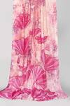 Buy_Pashma_Pink Blossoms Print Scarf _at_Aza_Fashions