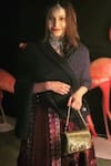 Buy_A Clutch Story_Gold Beads Flapover Clutch _at_Aza_Fashions