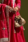 Shop_A Clutch Story_Gold Sequins Matka Embroidered Potli _at_Aza_Fashions