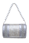 A Clutch Story_Silver Beads Brass Clutch Bag _at_Aza_Fashions