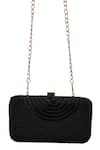 Shop_A Clutch Story_Black Beads Cleopatra Clutch _at_Aza_Fashions