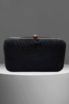 Buy_A Clutch Story_Black Beads Cleopatra Clutch _at_Aza_Fashions