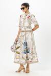 Buy_SOBARIKO_Off White Linen Embroidery Round Neck Floral Alicia Skirt Set _Online_at_Aza_Fashions