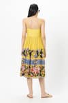 Shop_Sobariko_Yellow Linen Round Neck Serena Midi Dress _at_Aza_Fashions
