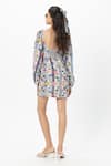 Shop_Sobariko_Blue Linen Embroidery Sweetheart Neck Chloe Twist Floral Dress _at_Aza_Fashions