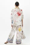 Shop_Sobariko_White Linen Collared Floral Print Alicia Co-ord Set _at_Aza_Fashions