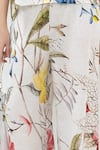 Shop_Sobariko_White Linen Collared Floral Print Alicia Co-ord Set _Online_at_Aza_Fashions