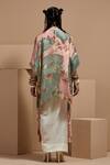 Shop_ASEEM KAPOOR_Multi Color Silk Embroidery, Beads, Tassels Open Neck Resham Jacket _at_Aza_Fashions