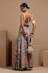 Shop_ASEEM KAPOOR_Multi Color Embroidery, Tassels Potli Bag _at_Aza_Fashions