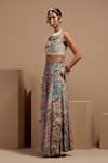 Shop_ASEEM KAPOOR_Multi Color Embroidery, Tassels Potli Bag _Online_at_Aza_Fashions
