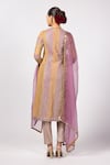 Shop_Vvani by Vani Vats_Multi Color Georgette, Organza Gota Patti Multicolor Kurta Set With Dupatta _at_Aza_Fashions